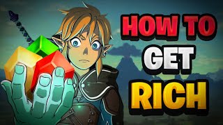 Zelda BOTW How To Get Rich Best Rupee Farming [upl. by Mayeda]