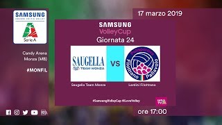 Monza  Filottrano  24 Giornata  Speciale  Samsung Volley Cup [upl. by Rickey18]