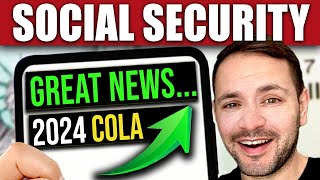 GREAT NEWS for Social Security COLA Forecast Just INCREASED for 2024… [upl. by Jephum]