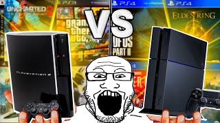 PLAYSTATION 3 VS PLAYSTATION 4 😱😱🔥🔥 [upl. by Repsag]