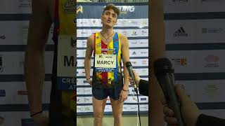 Meeting ELITE indoor de Miramas Métropole 2022  interview de TMarcy FRANCE 60m HAIES [upl. by Leonerd287]