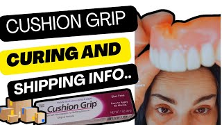 CUSHION GRIP CURING AND SHIPPING INFO fyp dentures lifewithdentures smallyoutuber video [upl. by Valina]