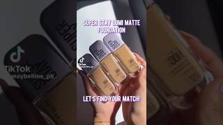 Maybelline Superstay 30H Lumi  Matte Foundation Shades Swatches amp Review  Tira Haul [upl. by Bennie]