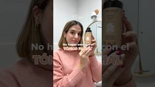 TÓNICO FACIAL 🌸 ¿Cómo usarlo correctamente short skincaretips [upl. by Cirdla474]