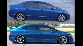 INSANE 8THGEN HONDA CIVIC SI FA5 MUGEN CAR BUILD TRANSFORMATION 🔥 [upl. by Eisoj]