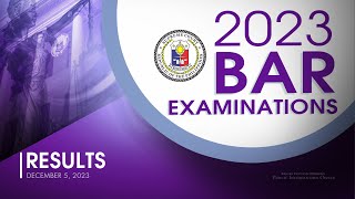 Results of the 2023 Bar Examinations [upl. by Deborath297]