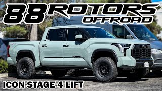 ICON STAGE 4 SUSPENSION LIFT ON 2023 TOYOTA TUNDRA TRD OFFROAD [upl. by Libenson]