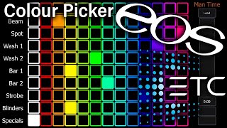 Busking COLOR PICKER in ETC EOS [upl. by Quinton]