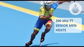 200 m Senior Men  Heats  WSG2024  Italy [upl. by Sueddaht]