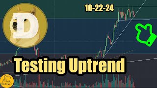 Dogecoin Testing Uptrend Does It Need to Cool Off [upl. by Halik283]