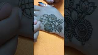 Stylish mehndi design shorts subscribe please 🙏🏼 [upl. by Bittencourt545]