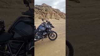 🇪🇸bardenas reales🇪🇸 moto motorcycle motovlog motor adventure bmw bmwr1250gsadventure desert [upl. by Dove]