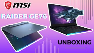 Unboxing TOP Gaming Laptop MSI Raider GE76  HSC Video [upl. by Nazus]