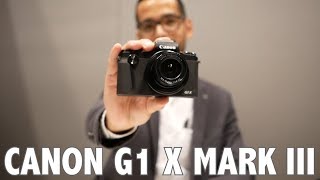 Show Report Checking Out the Canon G1 X Mark III Compact Camera [upl. by Sharman]