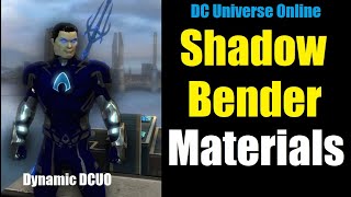 DCUO Shadow Bender Materials  13th Anniversary DC Universe Online [upl. by Brag]