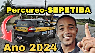 Percurso da prova de sepetiba praia da brisa RJ prova prática do Detran autoescola [upl. by Xirdnek230]