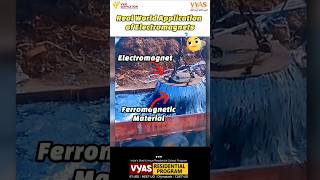 realworld application of electromagnets science viralvideo shorts yt [upl. by Raphaela708]