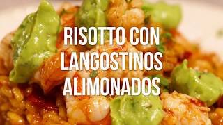 Arroz Gallo Carnaroli  Risotto con Langostinos Alimonados [upl. by Gay437]