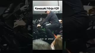 Kawasaki H2R Top Speed test 💀 shortsfeed trending automobile viralshorts shorts [upl. by Anelrad503]