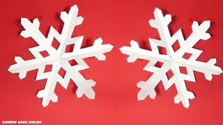 DIY Fiocchi di neve con la carta  DIY Paper Snowflakes [upl. by Engeddi]