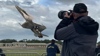 RIAT 2023 FINLAND F18 PULLING INCREDIBLE GFORCES 4K [upl. by Judon326]