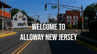 Driving Around Alloway New Jersey  Small Town America [upl. by Neill446]