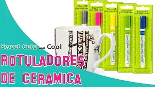 🌈Tutorial Cómo Pintar Tazas o Cerámica con Rotuladores😍😍 [upl. by Atinniuq]