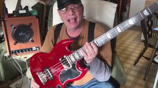 Epiphone EB3 SG Bass Guitar Review and Demo 284 [upl. by Eatnuahs]