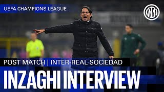 SIMONE INZAGHI INTERVIEW  INTER 00 REAL SOCIEDAD 🎙️⚫🔵 [upl. by Dnomsad]