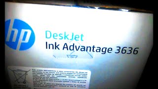 Multifuncional HP DeskJet Ink Advantage 3636 [upl. by Bernie]