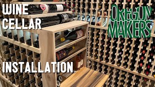 Wine Cellar Installation  Final video in the Wine Cellar Series [upl. by Krenn311]