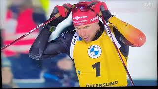 Jaktstart 🇸🇪 Sebastian Samuelsson 1 analys och intervju ✨️ Östersund Skidskytte Världscupen 2324 [upl. by Francis821]