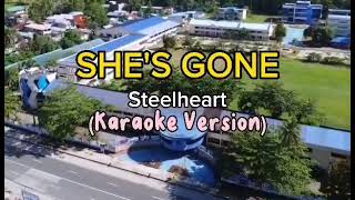 SHES GONE  Steelheart Karaoke Version [upl. by Elleinnod]