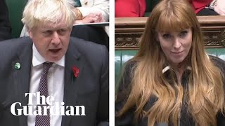 Angela Rayner pushes Boris Johnson over Owen Paterson vote Cheating catches up with you [upl. by Namrak]