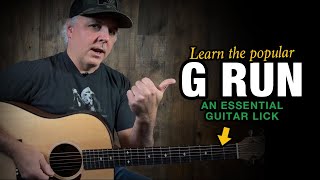 The Classic quotG Runquot – An Essential Guitar Lick [upl. by Nesiaj]