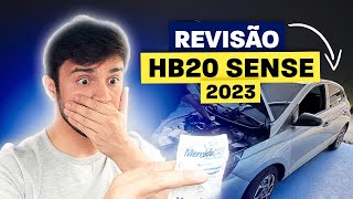 QUANTO GASTEI NA REVISÃO HB20 2023 ÓLEO e FILTROS [upl. by Abbate]