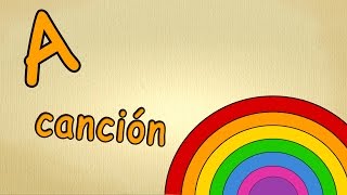 musica para estudiar español  la letra A  alfabeto en español para niños cancion [upl. by Tyra]