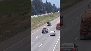 Unmarked Abbotsford Police Pickup Responding for an MVA on Highway 1 [upl. by Daisie]