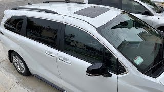 2023 Sienna Roof Rack Crossbars removal 25th Anniversary Special Edition  My Driveway Autoworks [upl. by Sairahcaz]