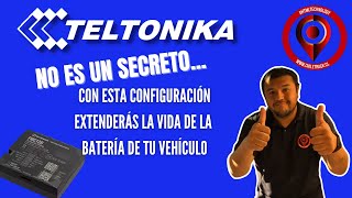 Teltonika un GPS te puede dejar en sin batería evítalo con esta configuración [upl. by Sivart926]