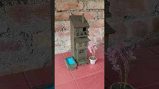 Little clay house making 🏠 ll clayhouse mudhouse craft [upl. by Ajed]