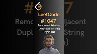 LeetCode1047 Remove All Adjacent Duplicates In String  Python [upl. by Yttiy]