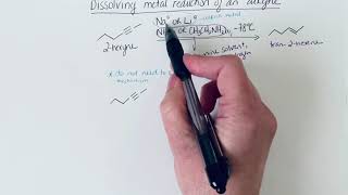 Dissolving metal reduction of an alkyne [upl. by Jo-Anne750]