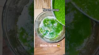 Made by me🤩Neem soap 🧼🥰 shorts soap tranding youtube❤️dk [upl. by Yrehcaz819]