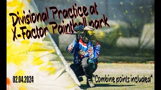 Raw Practice Footage at Xfactor paintball park 02042024 And a few of combine points [upl. by Ellehcear]