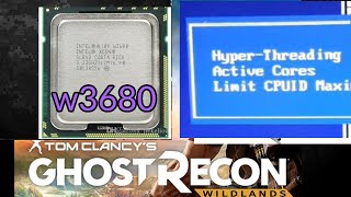 Intel w3680 testing hyperthreading on vs off enabled vs disabled [upl. by Ayikan]