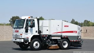 2007 Sterling Elgin Eagle Twin Engine Street Sweeper [upl. by Aletse]