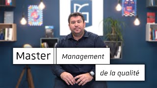 Présentation du master Management de la Qualité  FSEG [upl. by Emelita]