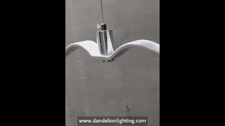 Nordic Bird Chandeliers Stair Resin Sky Freedom Seagull Pendant Lights Coffee Shop Beauty Salon [upl. by Einiffit]