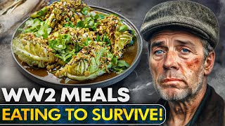 Heres What People Ate To SURVIVE During WW2 [upl. by Christean]